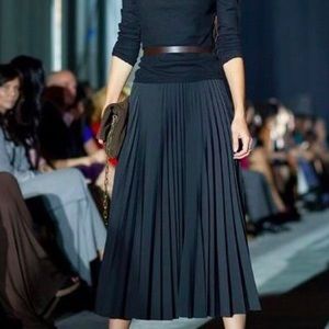 St. John pleated midi skirt